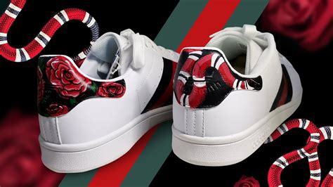 gucci sneakers vs adidas stan smith|adidas x Gucci Collaboration .